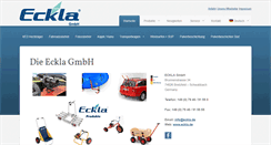 Desktop Screenshot of eckla.de
