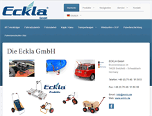 Tablet Screenshot of eckla.de